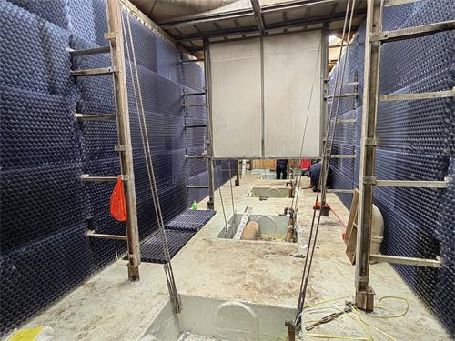閉式冷卻塔的兩種循環方式及其防凍措施
